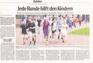 Sponsorloop Gymnasium Rahden Sponsorloop Gymnasium Rahden
